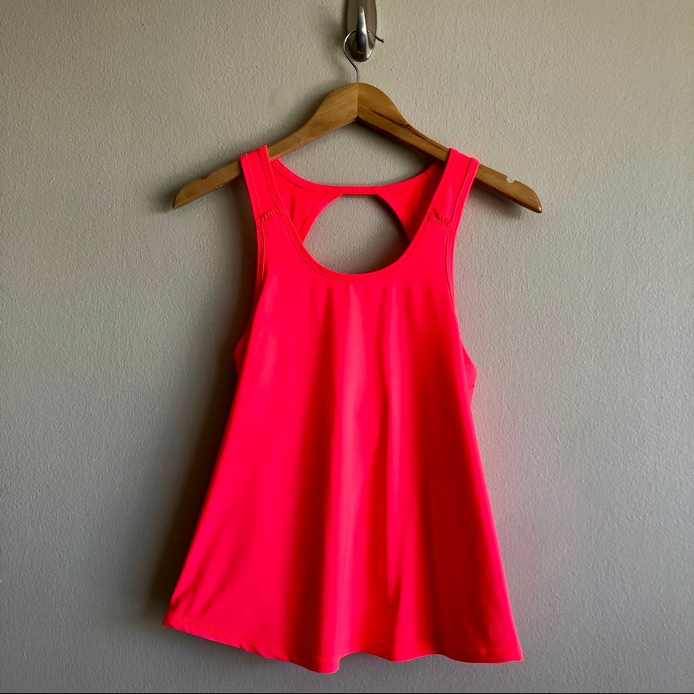 AMERICAN EAGLE Hot Neon Pink Athletic Tank
